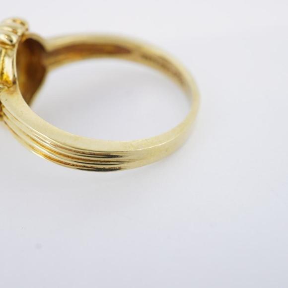 Tiffany Ring K18YG Yellow Gold Pearl Ladies - Picture 9 of 11